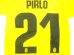 画像1: 子供用 K136 ユベントスAWAY PIRLO*21 ピルロ 黄 2014 ゲームシャツ パンツ付 /サッカー/オーダーメイド/ネーム作成/通販/キッズ/ジュニア/子供用/大人用/オリジナル (1)