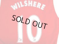 大人用 A006 アーセナル WILSHERE*10 ウィルシャー 赤 20 ゲームシャツ パンツ付