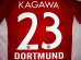 画像1: 大人用 A084 ボルシア ドルトムントAWAY KAGAWA*23 香川 赤 ゲームシャツ パンツ付 /サッカー/オーダーメイド/ネーム作成/通販/キッズ/ジュニア/子供用/大人用/オリジナル (1)