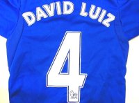 子供用 K005 チェルシーHOME DAVID LUIZ ダビド ルイス 青 16  ゲームシャツ パンツ付 サッカー ユニフォーム