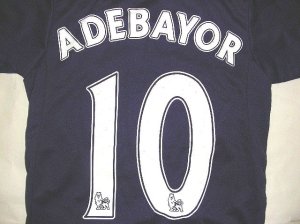 画像1: 大人用 A079 トットナムAWAY ADEBAYOR*10 アデバヨール 紺 ゲームシャツ パンツ付 /サッカー/オーダーメイド/ネーム作成/通販/キッズ/ジュニア/子供用/大人用/オリジナル