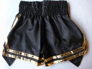 画像2: 新品 サテン 06 LUMPINI ボクシングパンツ S/M/L/XL 選択 黒王冠 /ボクシング/ムエタイ/トランクス/通販/大人用/キッズ用/ジュニア/子供用