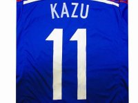 大人用 A044 日本代表 KAZU*11 カズ 青 ゲームシャツ パンツ付 /サッカー/オーダーメイド/ネーム作成/通販/キッズ/ジュニア/子供用/大人用/オリジナル