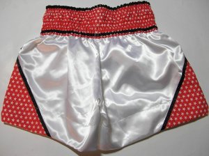 画像2: 新品 サテン 16 LUMPINI ボクシングパンツ S/M/L/XL 選択 白赤鷲 /ボクシング/ムエタイ/トランクス/通販/大人用/キッズ用/ジュニア/子供用