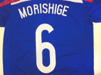 大人用 A044 日本代表 MORISHIGE*6 森重 青 ゲームシャツ パンツ付 /サッカー/オーダーメイド/ネーム作成/通販/キッズ/ジュニア/子供用/大人用/オリジナル