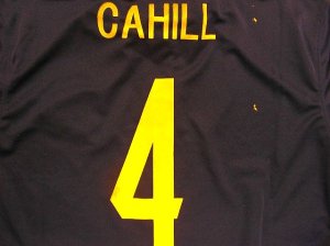 画像1: 大人用 A060 オーストラリアAWAY CAHILL*4 ケーヒル 紺 ゲームシャツ パンツ付 /サッカー/オーダーメイド/ネーム作成/通販/キッズ/ジュニア/子供用/大人用/オリジナル