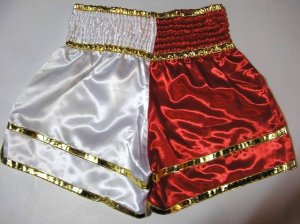画像2: 新品 サテン 19 LUMPINI ボクシングパンツ S/M/L/XL 選択 赤白黒牛 /ボクシング/ムエタイ/トランクス/通販/大人用/キッズ用/ジュニア/子供用