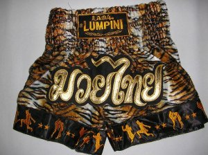 画像1: 新品 サテン 41 LUMPINI ボクシングパンツ S/M/L/XL 選択 虎柄技 豹柄/ボクシング/ムエタイ/トランクス/通販/大人用/キッズ用/ジュニア/子供用