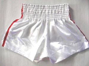 画像2: 新品 サテン 51 LUMPINI ボクシングパンツ S/M/L/XL 選択 白タイ牛 /ボクシング/ムエタイ/トランクス/通販/大人用/キッズ用/ジュニア/子供用