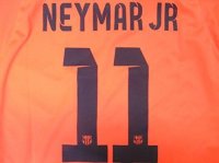 子供用 K134 バルセロナAWAY NEYMAR JR*11 ネイマール 2015 ピンク ゲームシャツ パンツ付 /サッカー/オーダーメイド/ネーム作成/通販/キッズ/ジュニア/子供用/大人用/オリジナル