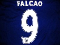 子供用 K005 チェルシーHOME FALCAO*9 ファルカオ 16 青  ゲームシャツ パンツ付 サッカー ユニフォーム