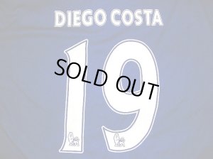 画像1: 大人用 A005 チェルシーHOME DIEGO COSTA*19 ディエゴコスタ 青 16  ゲームシャツ パンツ付 サッカー ユニフォーム