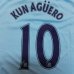 画像1: 子供用 K068 マンチェスターシティーHOME KUN AGUERO*10 アグエロ 2016 ゲームシャツ パンツ付 /サッカー/オーダーメイド/ネーム作成/通販/キッズ/ジュニア/子供用/大人用/オリジナル (1)