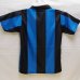 画像2: 子供用 K011 インテルHOME 青  ゲームシャツ パンツ付 サッカー ユニフォーム (2)
