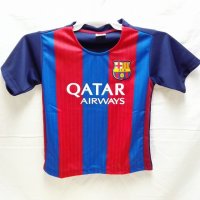 子供用 K003 バルセロナHOME 2017 青赤 ゲームシャツ パンツ付