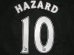 画像1: 子供用 K036 チェルシーAWAY HAZARD*10 アザール 黒 16  ゲームシャツ パンツ付 サッカー ユニフォーム (1)