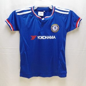 画像2: 子供用 K005 チェルシーHOME FABREGAS*4 セスク 青 16 青  ゲームシャツ パンツ付 サッカー ユニフォーム