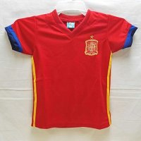 子供用 K014 スペイン SAUL*12 サウール 赤 16 ゲームシャツ パンツ付 