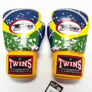 画像2: 新品 正規 TWINS 本格ボクシンググローブ ブラジル /ボクシング/ムエタイ/本革製/グローブ