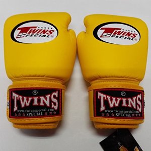 画像2: 子供用 新品 正規 TWINS 本格ボクシンググローブ 黄 2oz(M) 4oz(L) 選択 /ボクシング/ムエタイ/パンチンググローブ/本革製/通販/大人用/キッズ用/ジュニア/子供用