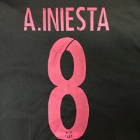 子供用 K134 バルセロナAWAY A.INIESTA*8 イニエスタ 紫 17 ゲームシャツ パンツ付 /サッカー/オーダーメイド/ネーム作成/通販/キッズ/ジュニア/子供用/大人用/オリジナル