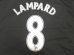 画像1: 子供用 K036 チェルシーAWAY LAMPARD*8 ランパード 黒 16  ゲームシャツ パンツ付 サッカー ユニフォーム (1)