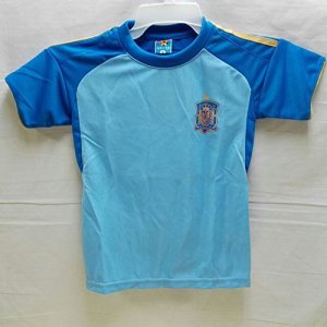 画像1: 子供用 K122 スペイン SILVA*21 シルバ 水金 14 ゲームシャツ パンツ付 /サッカー/ユニフォーム