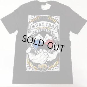 画像1: 新品 ボクシングシャツ黒 青赤拳コータン ボクシング/ムエタイ /インナー/誕生日/Tシャツ /トレーニング/ダイエット