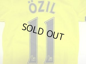 画像1: 大人用 A019 アーセナルAWAY OZIL*11 エジル 黄襟黒 17 ゲームシャツ パンツ付 /サッカー/オーダーメイド/ネーム作成/通販/キッズ/ジュニア/子供用/大人用/オリジナル