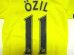 画像1: 大人用 A019 アーセナルAWAY OZIL*11 エジル 黄襟黒 17 ゲームシャツ パンツ付 /サッカー/オーダーメイド/ネーム作成/通販/キッズ/ジュニア/子供用/大人用/オリジナル (1)