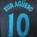 画像1: 子供用 K105 マンチェスターシティーAWAY KUN AGUERO*10 アグエロ 紺 16 ゲームシャツ パンツ付 /サッカー/オーダーメイド/ネーム作成/通販/キッズ/ジュニア/子供用/大人用/オリジナル  (1)