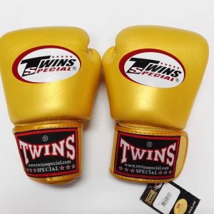 画像2: 新品 正規 TWINS 本格ボクシンググローブ 金色 /ボクシング/ムエタイ/本革製