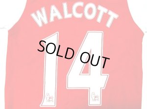 画像1: 大人用 A006 アーセナル 赤 WALCOTT*14 ワルコット 20 ゲームシャツ パンツ付