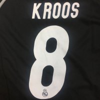 子供用 K027 レアルマドリードAWAY KROOS*8 クロース 黒 17 ゲームシャツ パンツ付/サッカー/オーダーメイド/ネーム作成/通販/キッズ/ジュニア/子供用/大人用/オリジナル