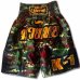 画像1: 新品 サテン 100 LUMPINI K-1パンツ S/M/L/XL 選択 K1迷彩黒横炎/ボクシング/ムエタイ/トランクス/通販/大人用/キッズ用/ジュニア/子供用 (1)