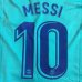 画像1: 大人用 A134 バルセロナAWAY MESSI*10 メッシ 18 水色 ゲームシャツ パンツ付 (1)