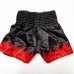 画像2: 新品 サテン 29 LUMPINI ボクシングパンツ S/M/L/XL 選択 黒MUAY 赤炎 /ボクシング/ムエタイ/トランクス/通販/大人用/キッズ用/ジュニア/子供用 (2)