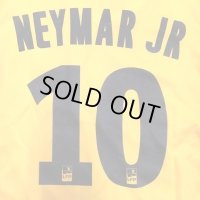 大人用 A144 パリサンジェルマン NEYMAR JR*10 ネイマール 黄色 18 ゲームシャツ パンツ付 /サッカー/オーダーメイド/ネーム作成/通販/キッズ/ジュニア/子供用/大人用/オリジナル/アウェイ