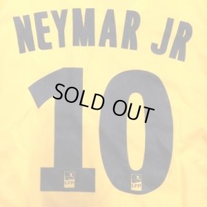 画像1: 大人用 A144 パリサンジェルマン NEYMAR JR*10 ネイマール 黄色 18 ゲームシャツ パンツ付 /サッカー/オーダーメイド/ネーム作成/通販/キッズ/ジュニア/子供用/大人用/オリジナル/アウェイ