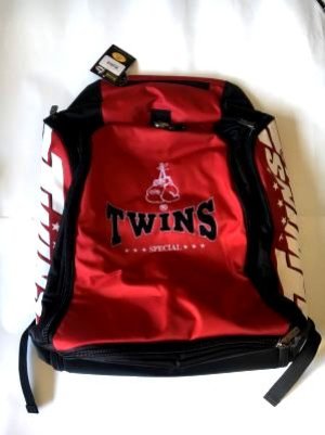 画像1: 新品 正規 TWINS バッグパック 赤 /ボクシング/ムエタイ/通販/大人用/キッズ用/ジュニア