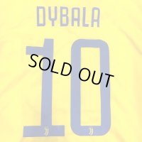 大人用 A116 ユベントスAWAY DYBALA*10 ディバラ 黄 18 ゲームシャツ パンツ付 /サッカー/オーダーメイド/ネーム作成/通販/キッズ/ジュニア/子供用/大人用/オリジナル