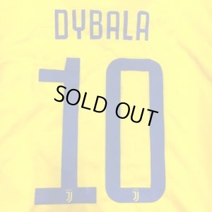 画像1: 大人用 A116 ユベントスAWAY DYBALA*10 ディバラ 黄 18 ゲームシャツ パンツ付 /サッカー/オーダーメイド/ネーム作成/通販/キッズ/ジュニア/子供用/大人用/オリジナル