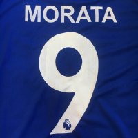 子供用 K005 チェルシー MORATA*9 モラタ 18 青  ゲームシャツ パンツ付 サッカー ユニフォーム