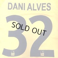 大人用 A144 パリサンジェルマン DANI ALVES*32 ダニ アルヴェス 黄色 18 ゲームシャツ パンツ付 /サッカー/オーダーメイド/ネーム作成/通販/キッズ/ジュニア/子供用/大人用/オリジナル/アウェイ