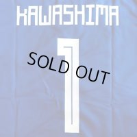 大人用 A044 日本代表 KAWASHIMA*1 川島 永嗣 青 19 ゲームシャツ パンツ付