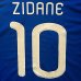 画像1: 大人用 A043 フランス ZIDANE*10 ジダン 青 18 ゲームシャツ パンツ付 /サッカー/オーダーメイド/ネーム作成/通販/キッズ/ジュニア/子供用/大人用/オリジナル  (1)