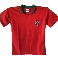 子供用 K013 ポルトガル 赤紫 18 ゲームシャツ パンツ付