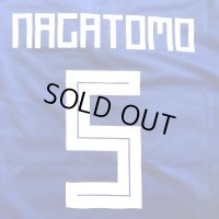 大人用 A044 日本代表 NAGATOMO*5 長友 佑都 青 19 ゲームシャツ パンツ付