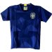 画像2: 子供用 K049 ブラジル NEYMAR JR*10 ネイマール 青 18 ゲームシャツ パンツ付  (2)