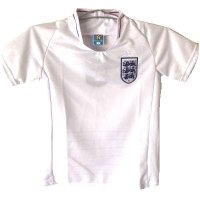 子供用 K016 イングランド 白 19 ゲームシャツ パンツ付